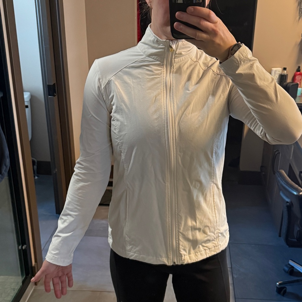Lady Hagen white Zip-Up Jacket